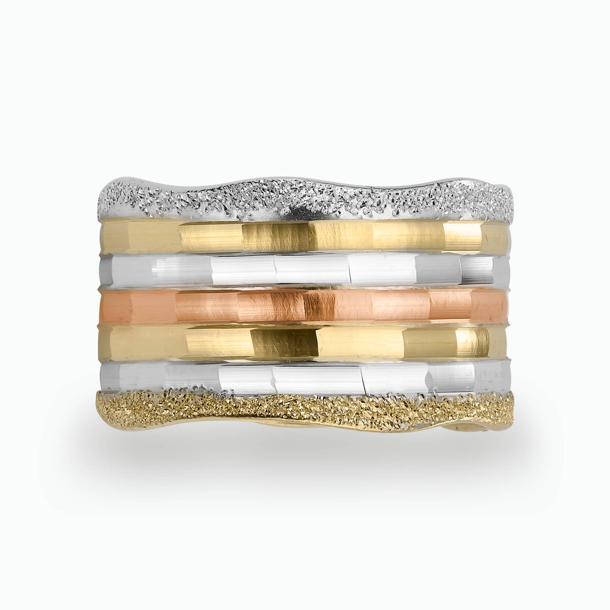14K Gold Engraved wedding Band