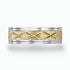 14K Gold Engraved wedding Band