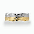 14K Gold Engraved wedding Band