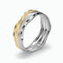 14K Gold Engraved wedding Band