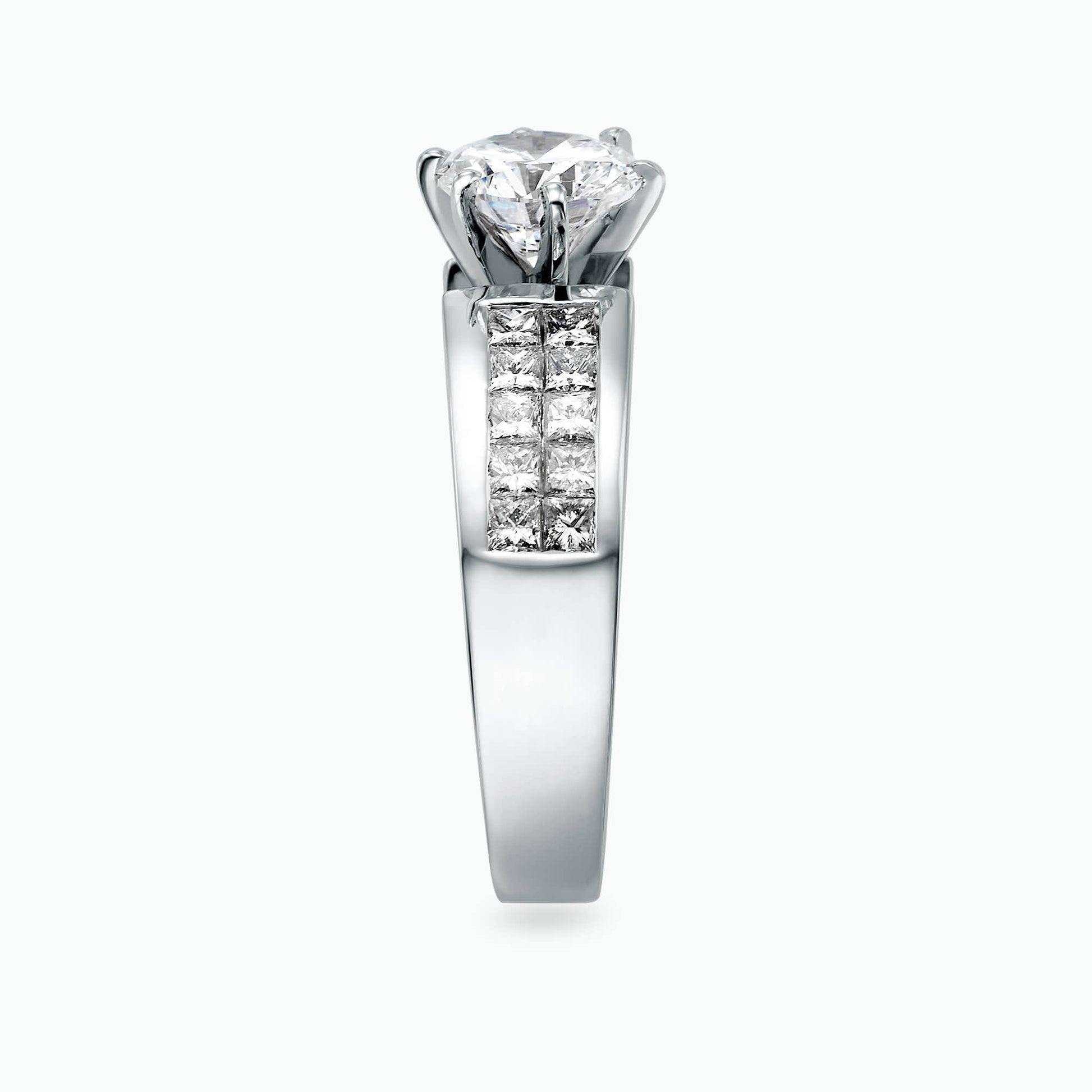 A Gorgeous Round cut center Diamond starting from 1.00Ct