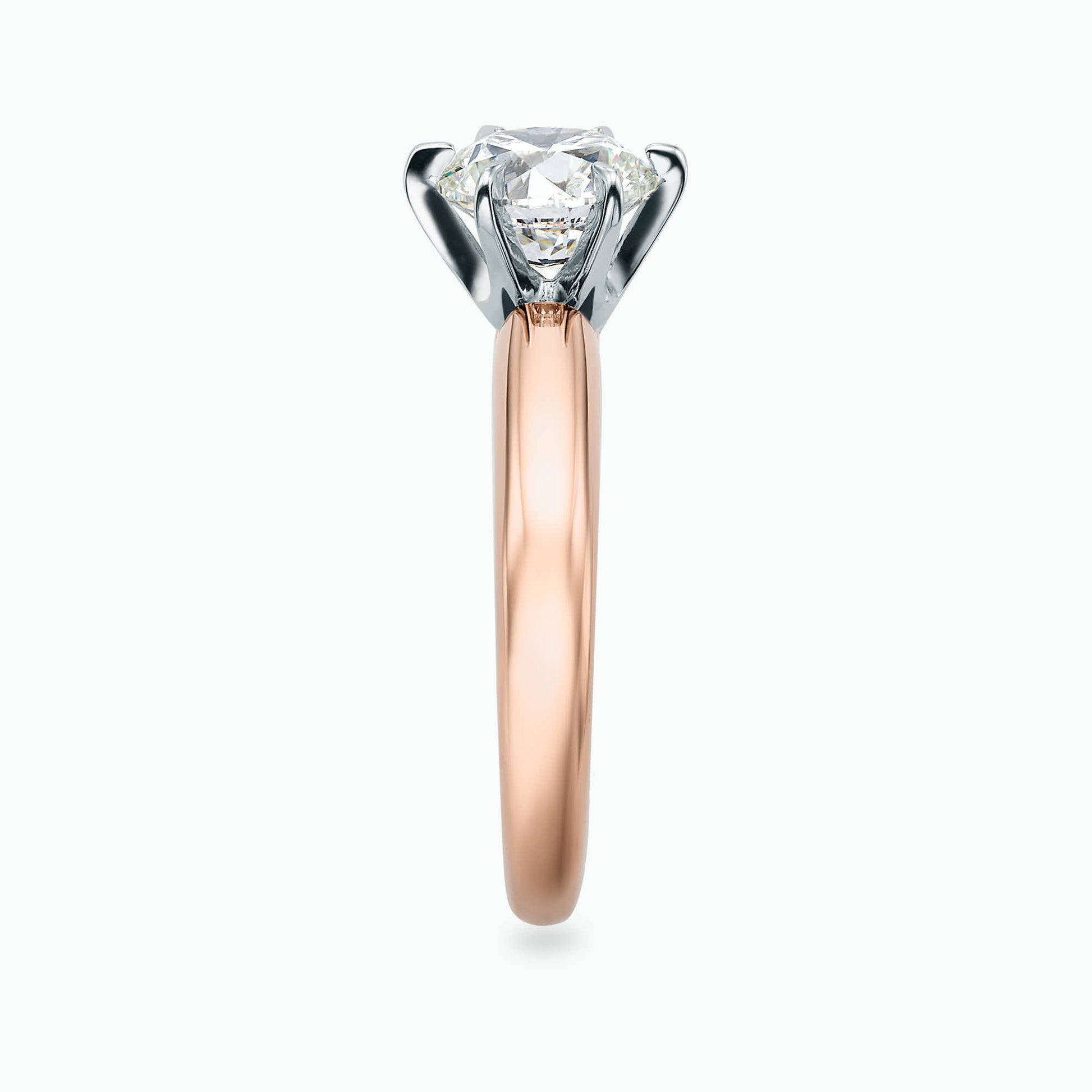 0.50Ct. Brilliant cut 6-Prong Diamond Solitaire Ring
