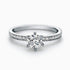 0.78Ct. J VS1 Brilliant cut 6-Prong Diamond Solitaire Ring