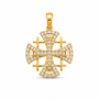 Jerusalem Cross Diamond Pendant