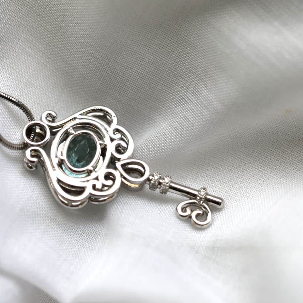 Diamond and Gem Stone Pendant