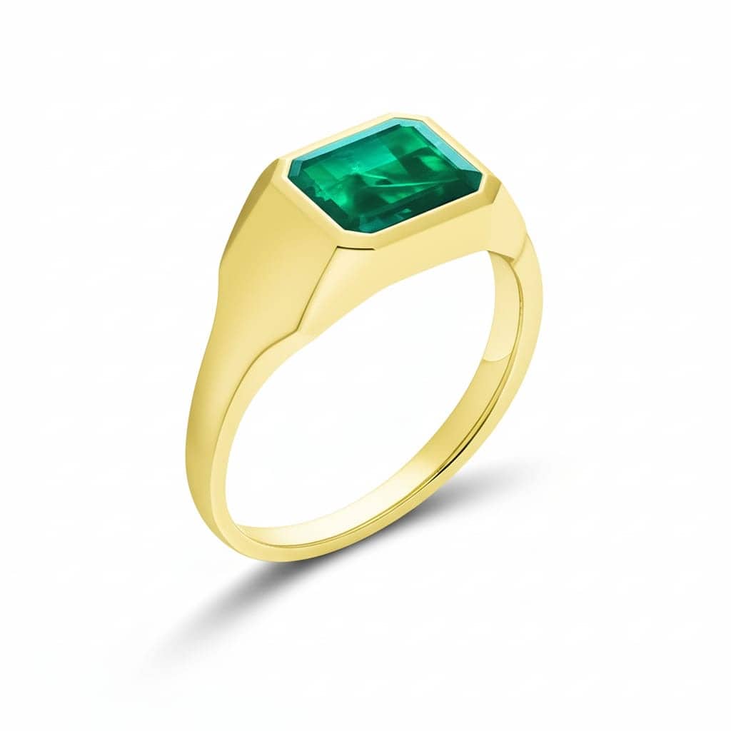 Diamond and Gem Stone Ring for Men