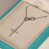 Infinity Cross Diamond Necklace