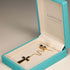 Infinity Cross Diamond Necklace- Black