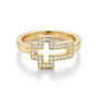 Diamond Cross Ring