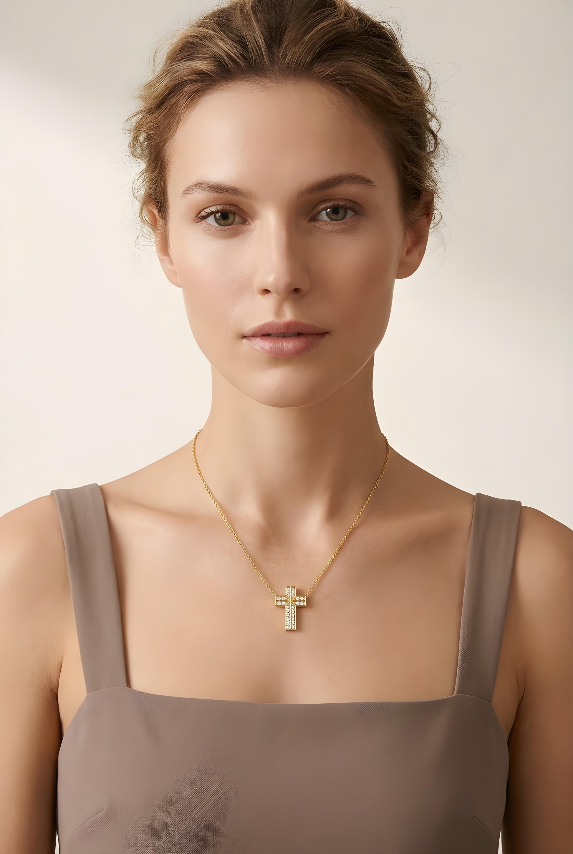 Diamond Cross Necklace