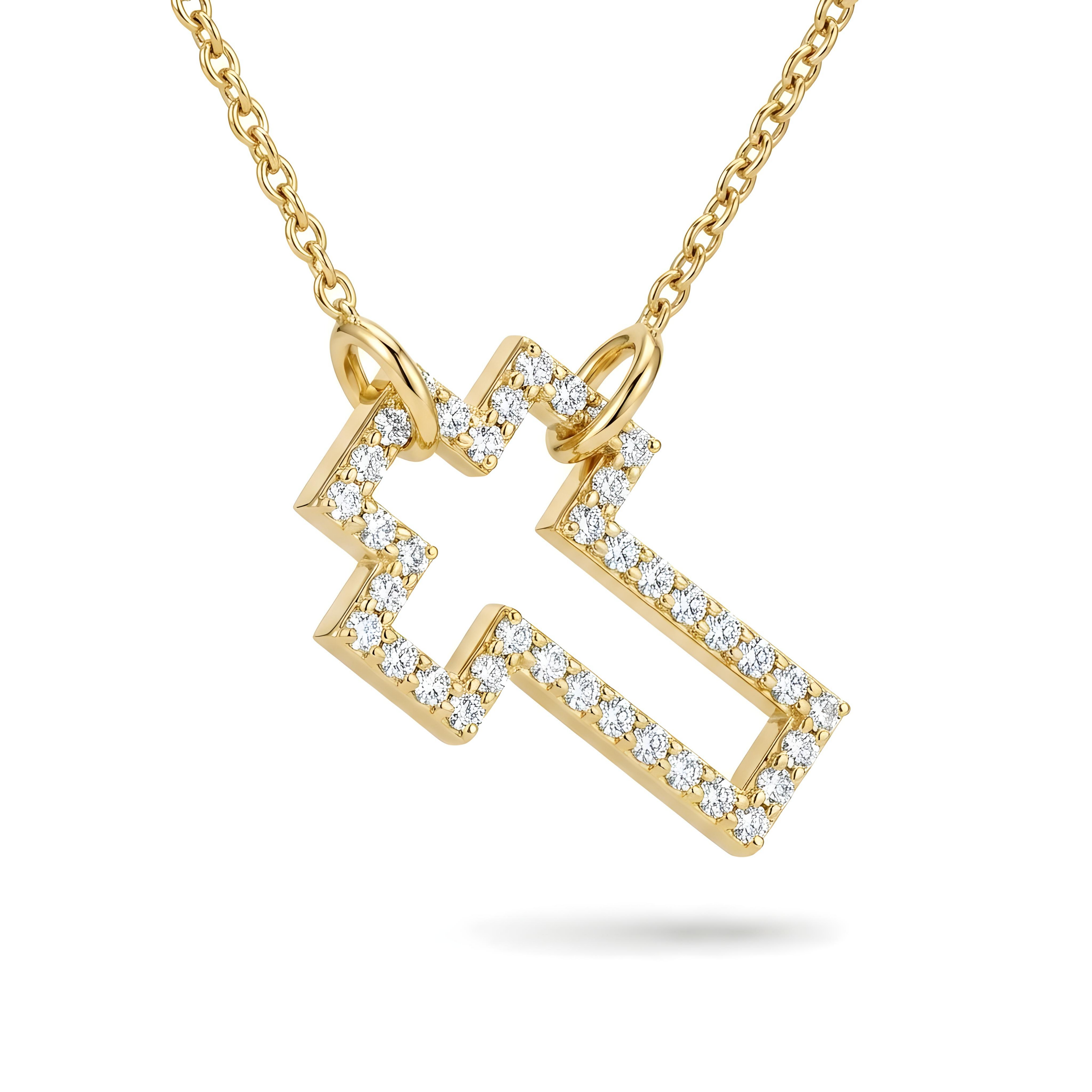 Diamond Cross Necklace