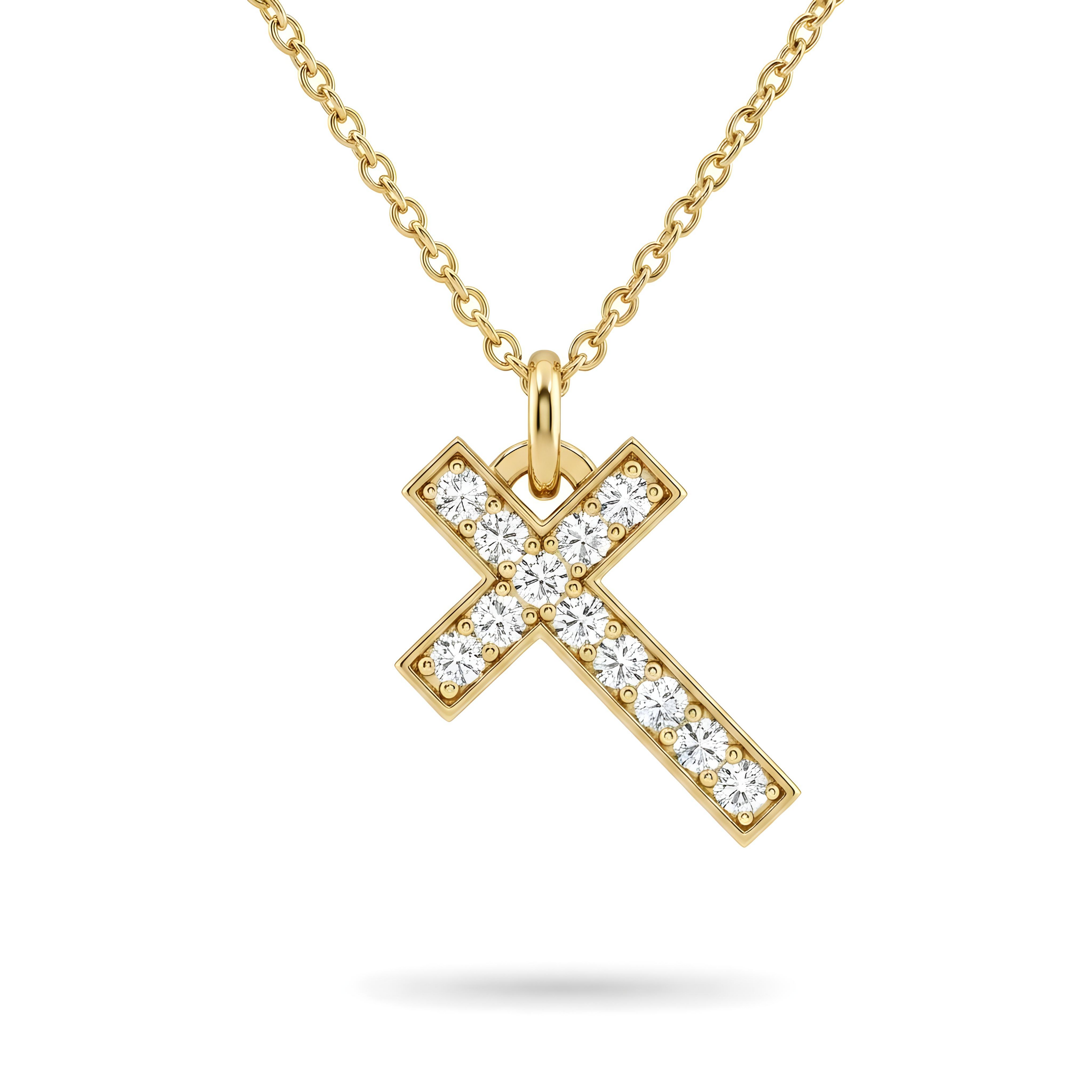 Diamond Cross Necklace