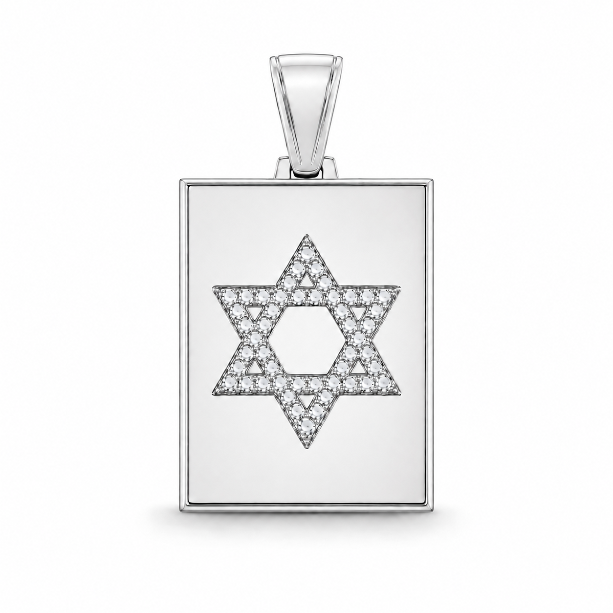 Diamond Star of David Pendant
