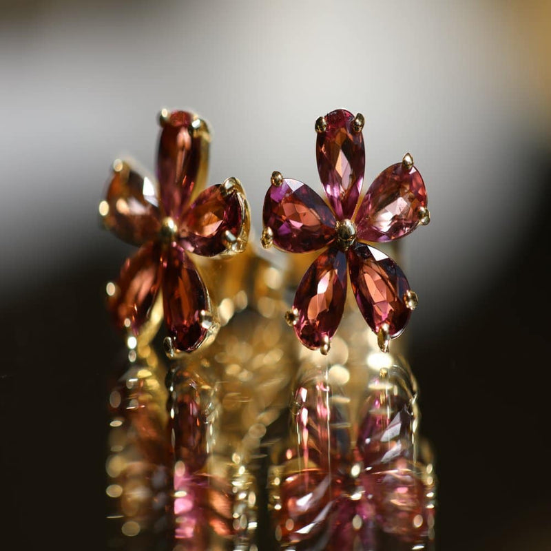 Diamond and Gem Stone Earrings