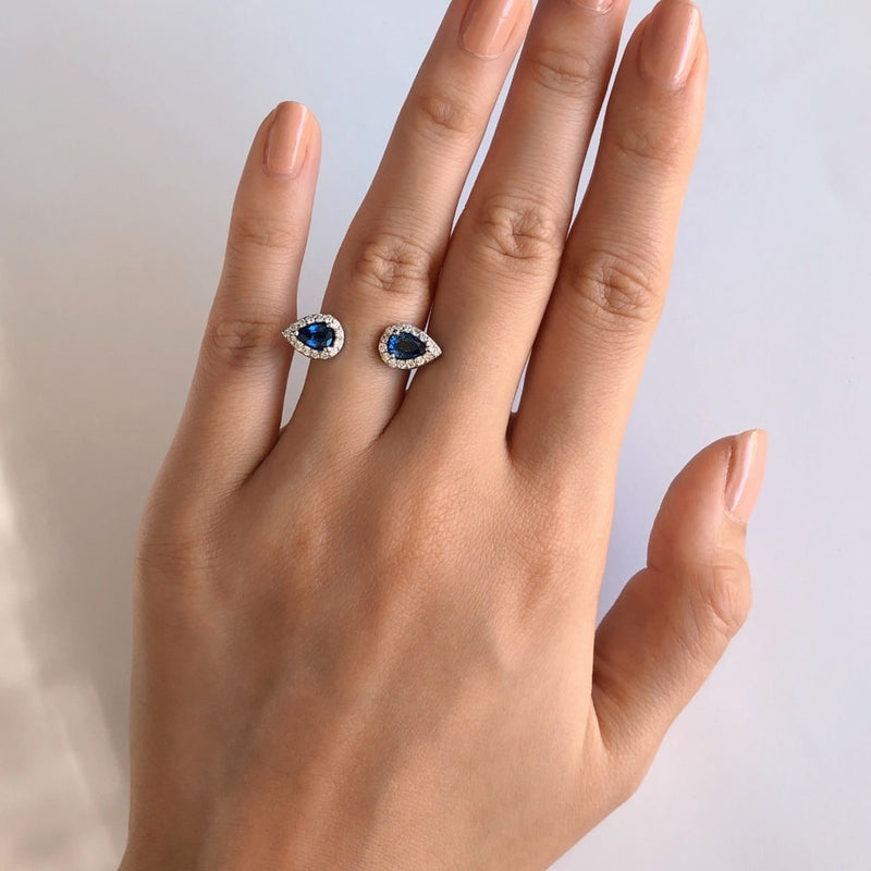 Diamond and Gem Stone Ring