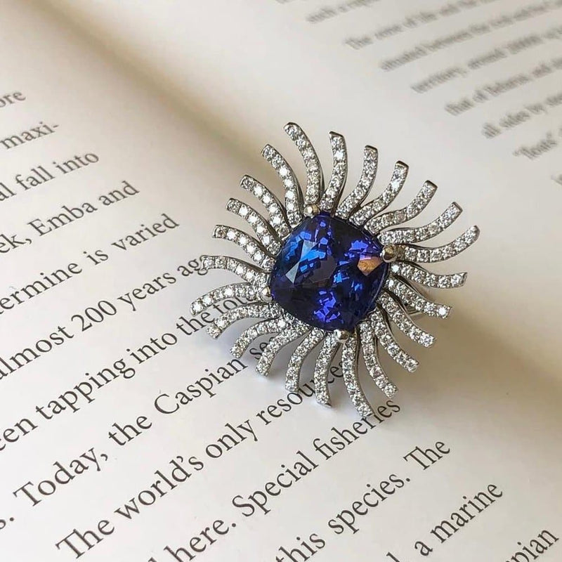 Diamond and Gem Stone Ring